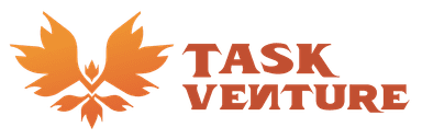 Taskventure White Logo